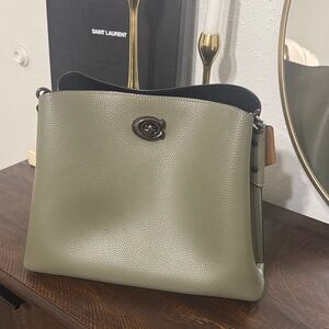 Coach Olive Green Shoulder Bag